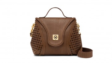 Shopper Febe Mini Frassino Cognac
