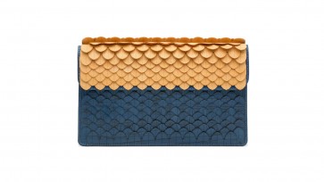 Pochette Ivy Frassino Giallo e Blue