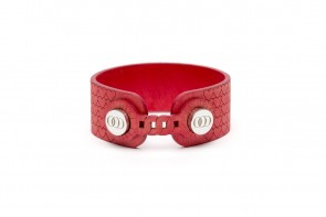Bracciale Donna Cuore Maxi Betulla Rosso