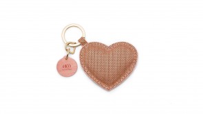 Portachiavi Donna Cuore Frassino Rosa